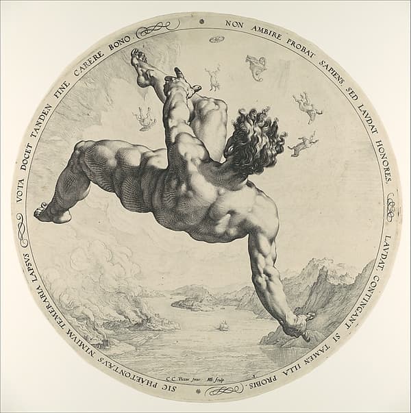 Hendrick Goltzius, 'The Standard Bearer'